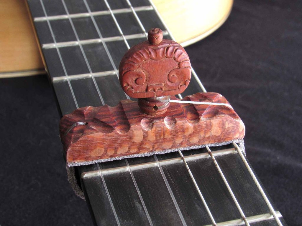 Cejilla artesana de Brazilian Lacewood