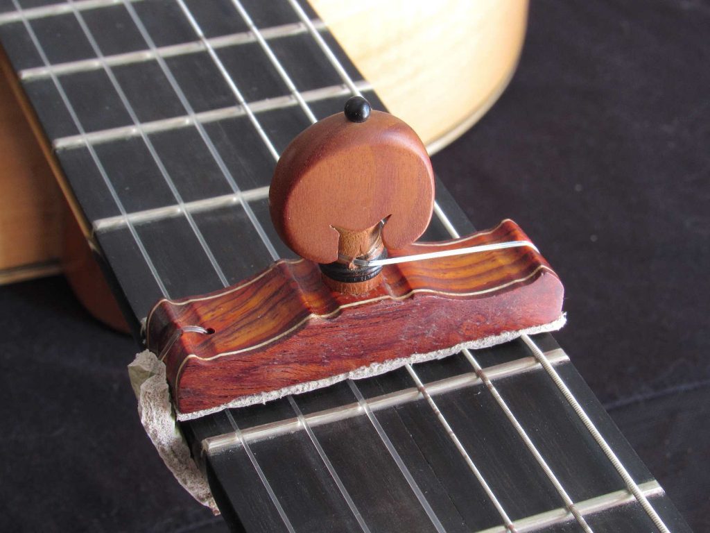 Cejilla artesana de Cocobolo