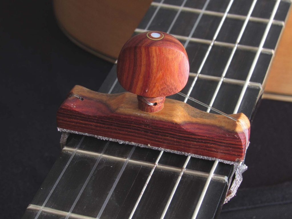 Cejilla artesana de Cocobolo