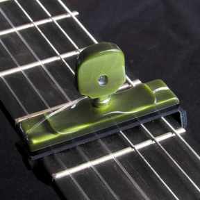 Cejilla artesana resina verde