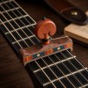 Cejilla flamenca handcrafted flamenco capo made of walnut and inlaid wood