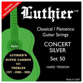 Luthier 50 Concert Silver Super Carbon. Tensión fuerte